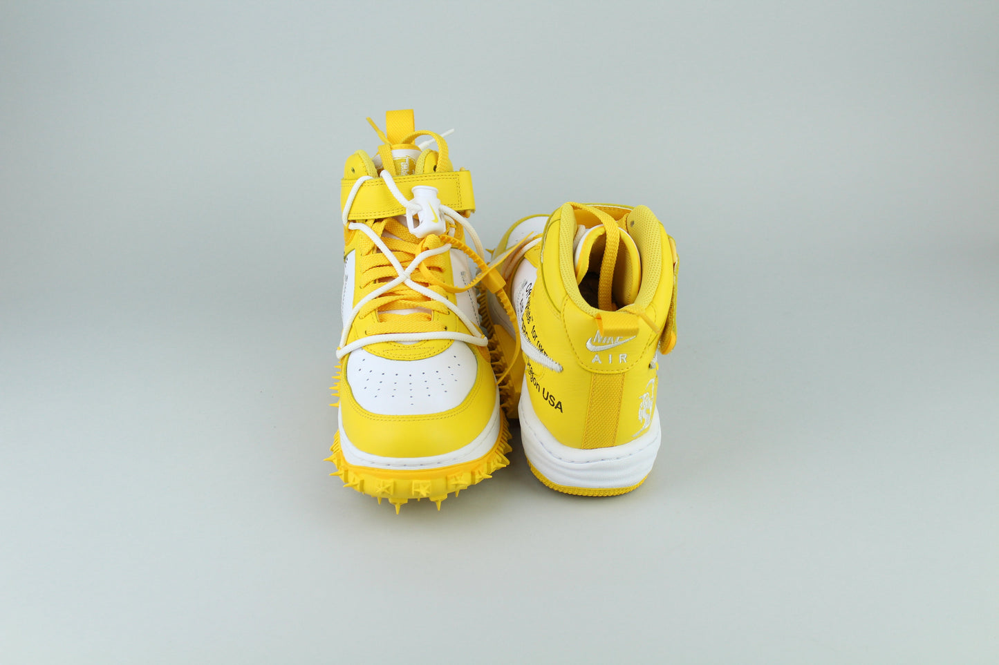 OW x NK Air Force 1 Mid 'Varsity Maize' - Size 41 (ARCHIVE)