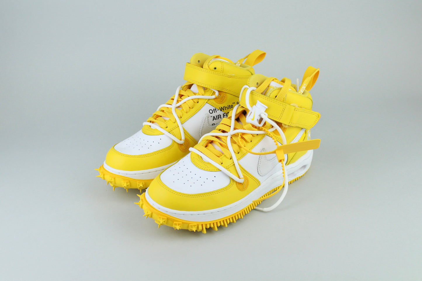 OW x NK Air Force 1 Mid 'Varsity Maize' - Size 41 (ARCHIVE)