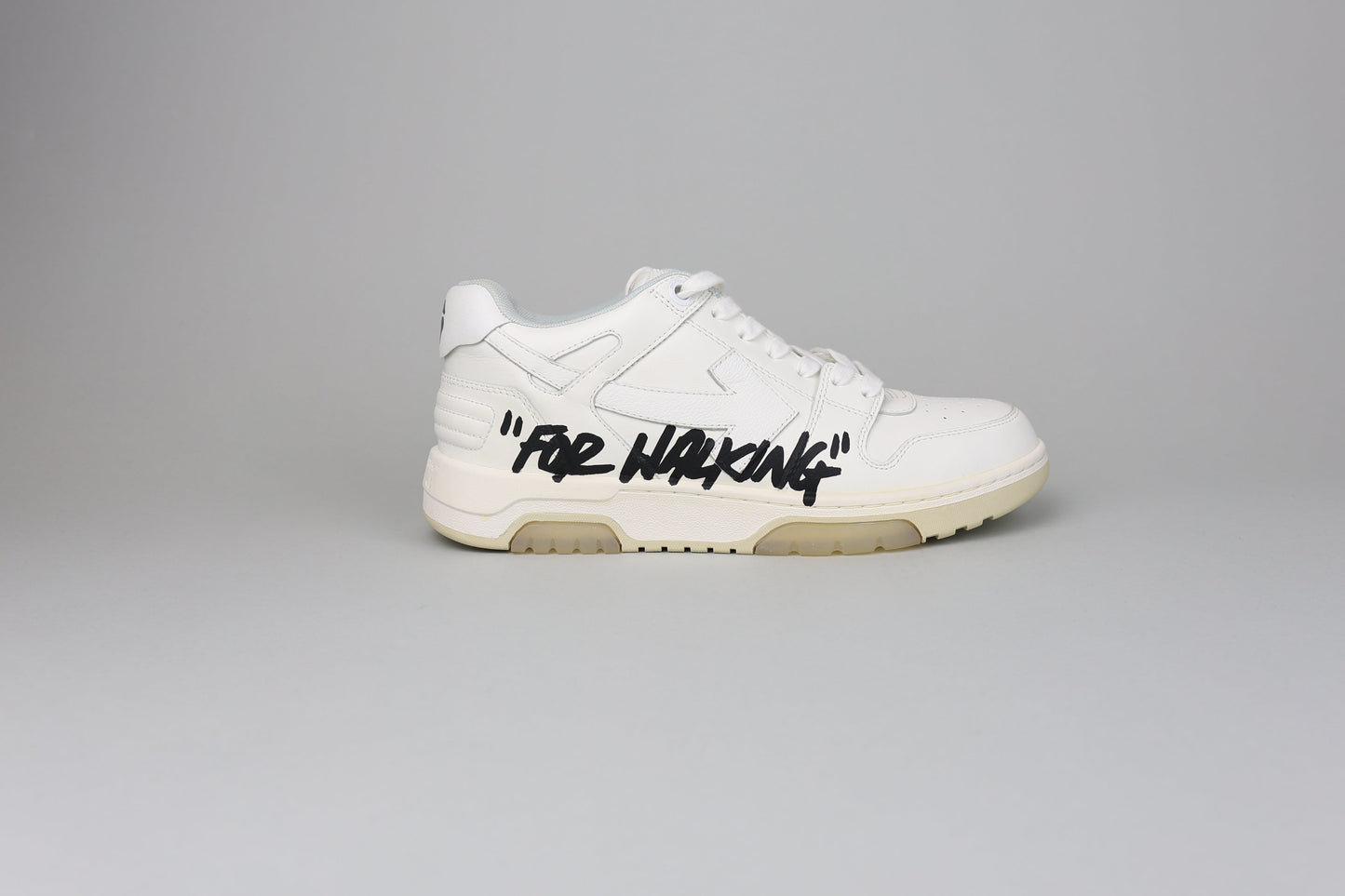 OFF-WHITE Out Of Office OOO Low Tops For Walking White Black - size 41 (ARCHIVE)