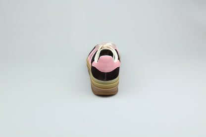 AD Gazelle Bold 'Shadow Brown Glow Pink Velvet' (Women's)