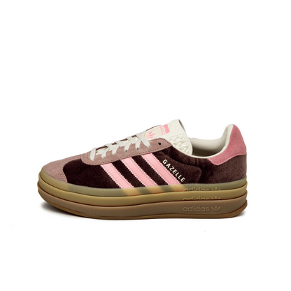 AD Gazelle Bold 'Shadow Brown Glow Pink Velvet' (Women's)