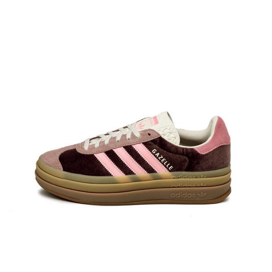 AD Gazelle Bold 'Shadow Brown Glow Pink Velvet' (Women's)