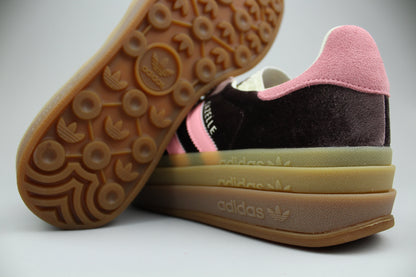 AD Gazelle Bold 'Shadow Brown Glow Pink Velvet' (Women's)