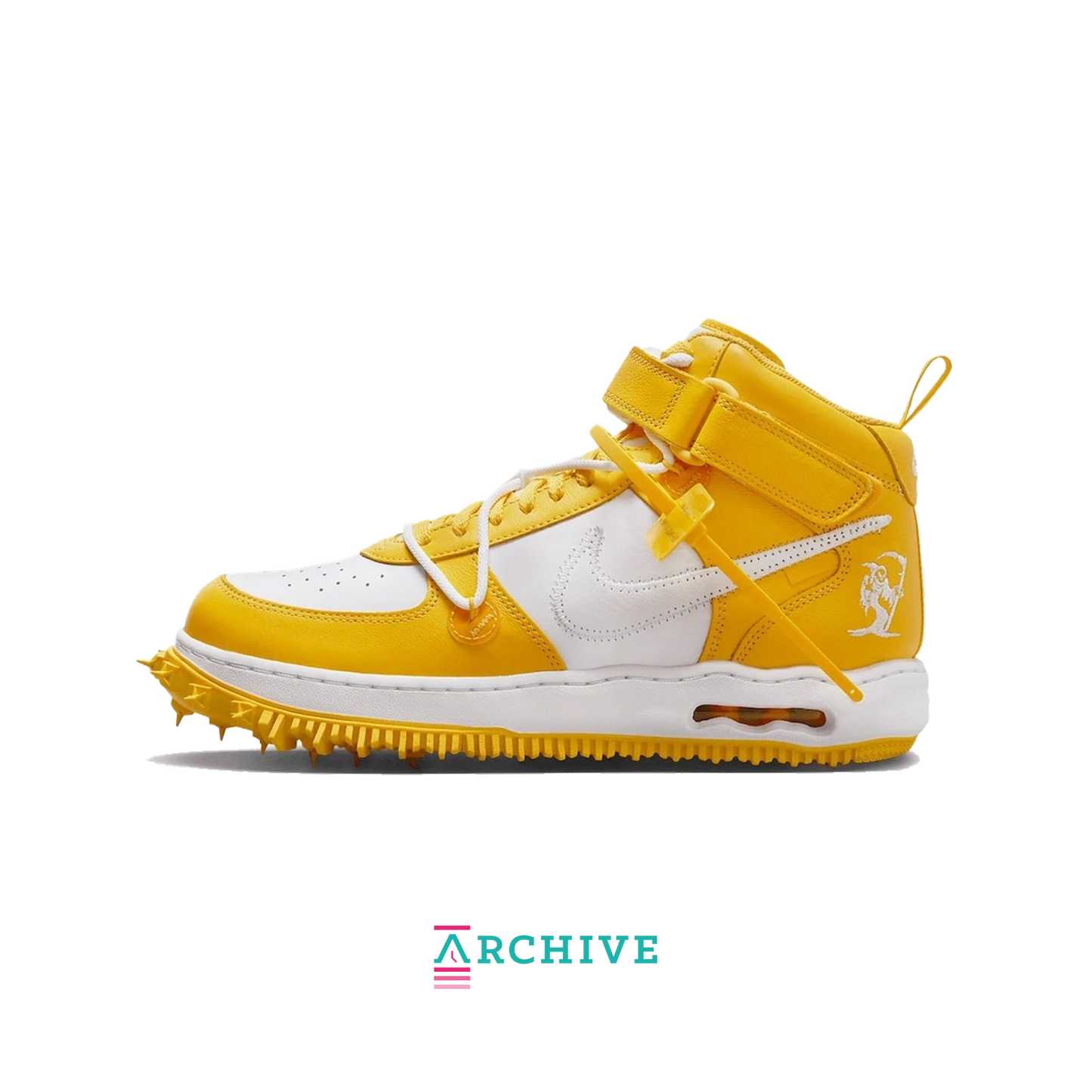 OW x NK Air Force 1 Mid 'Varsity Maize' - Size 41 (ARCHIVE)