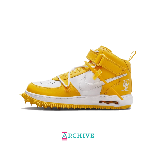 OW x NK Air Force 1 Mid 'Varsity Maize' - Size 41 (ARCHIVE)