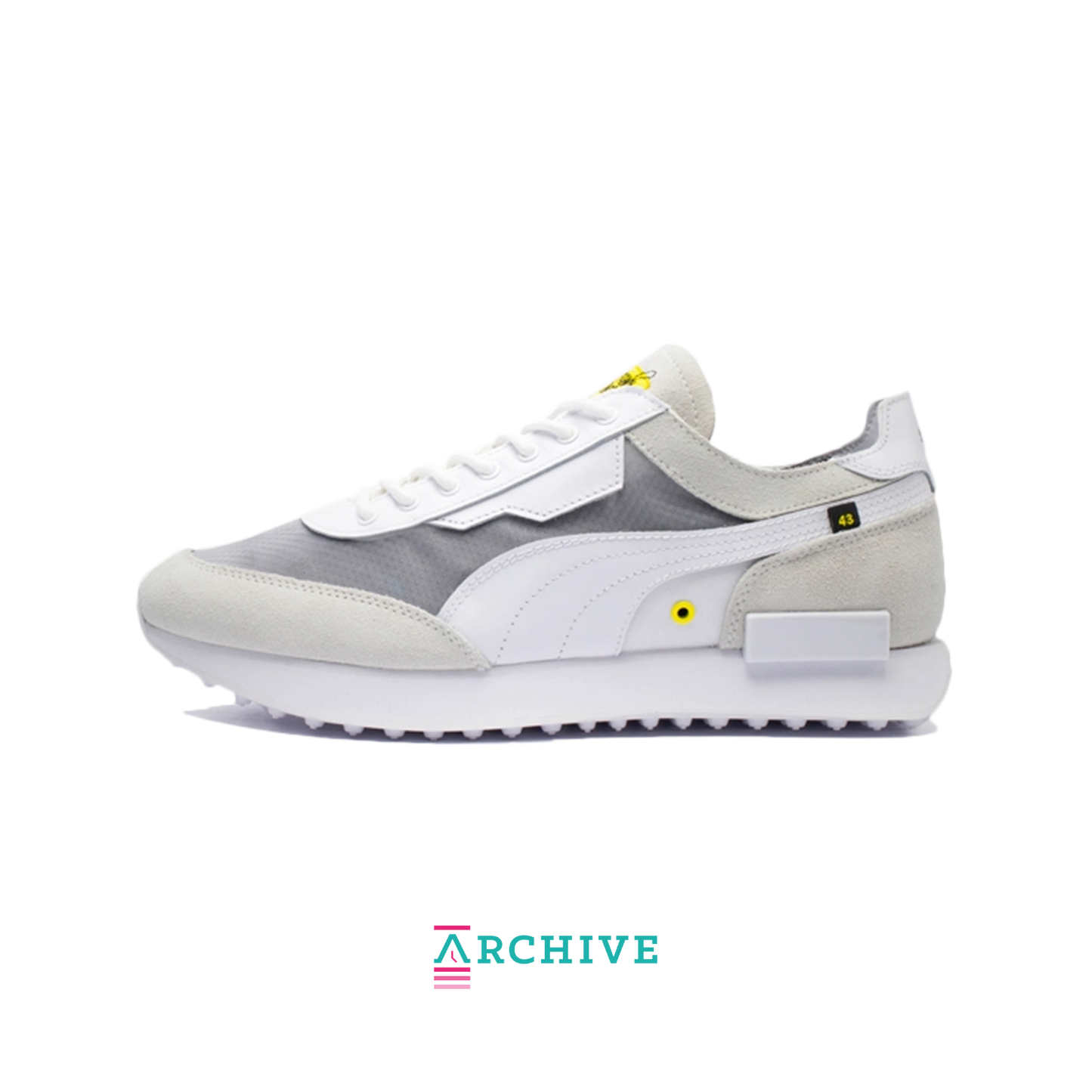 PM Future Rider x Chinatown Market 'White' - Size 42 (ARCHIVE)