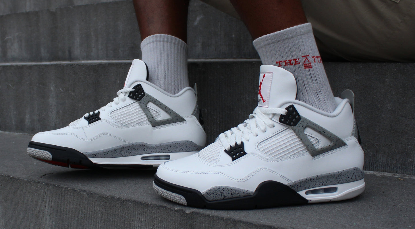 NK Jordan 4 Retro 'White Cement'